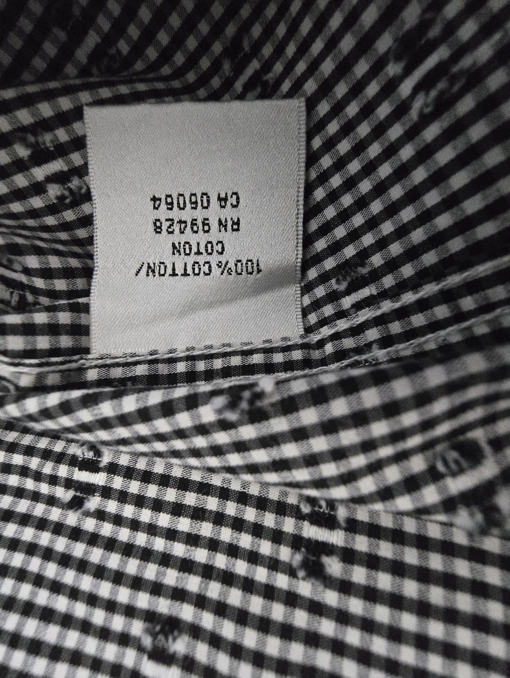 Bugatchi Uomo XL Button Down Shirt Black White Micro Check Modern Fit - Picture 7 of 9